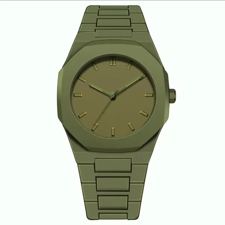 Minimalist Waterproof Plastic Strap Men Watch – photo 7