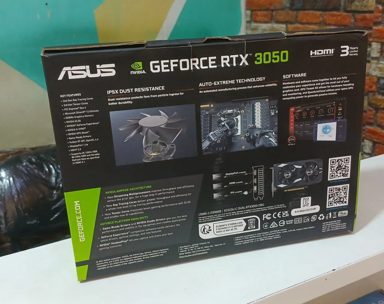 Asus Dual RTX 3050 6GB Graphics Card – photo 3