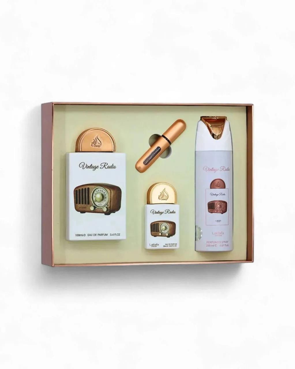 Lattafa Vintage Radio Gift Set – photo 3