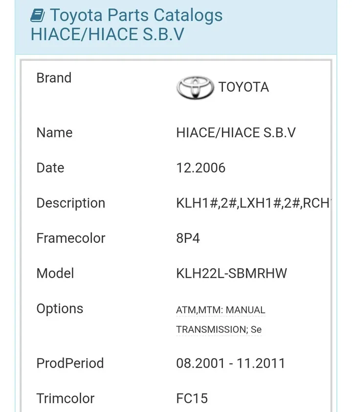 Toyota Hiace D4D Van 2008 – photo 4