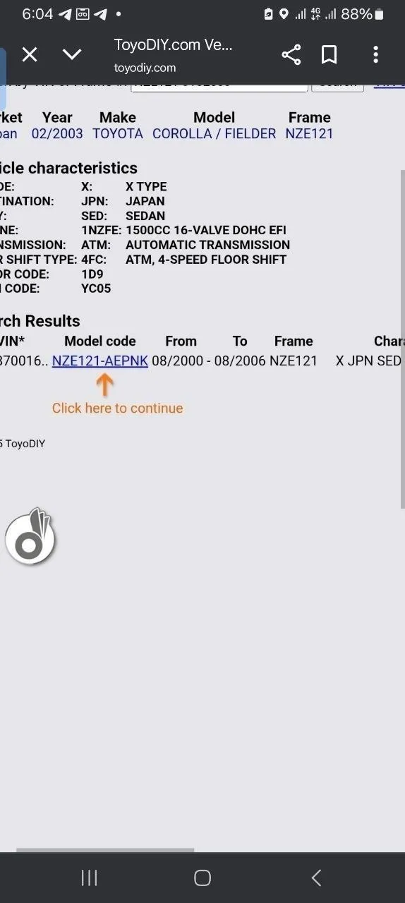 Toyota Corolla 2003 Automatic – photo 5