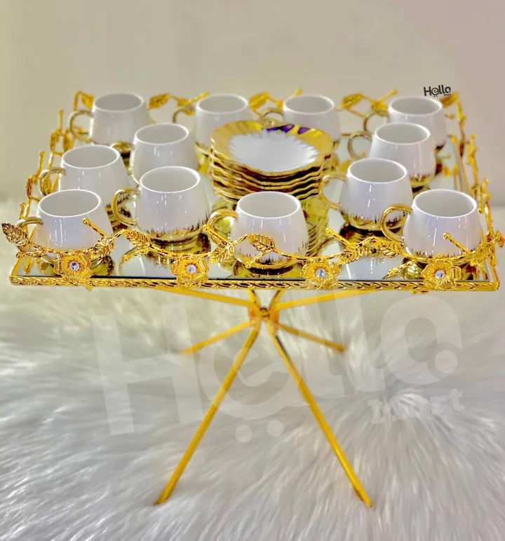 Medium Coffee Cup Set with Stand – photo 4