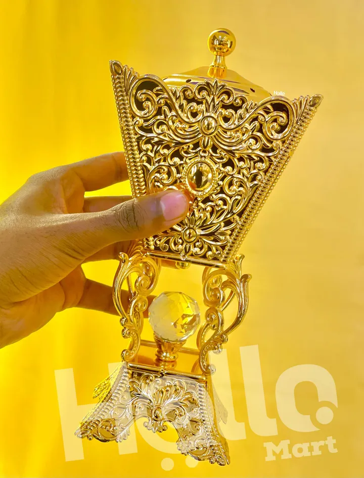 Golden Decorative Incense Burner – photo 3