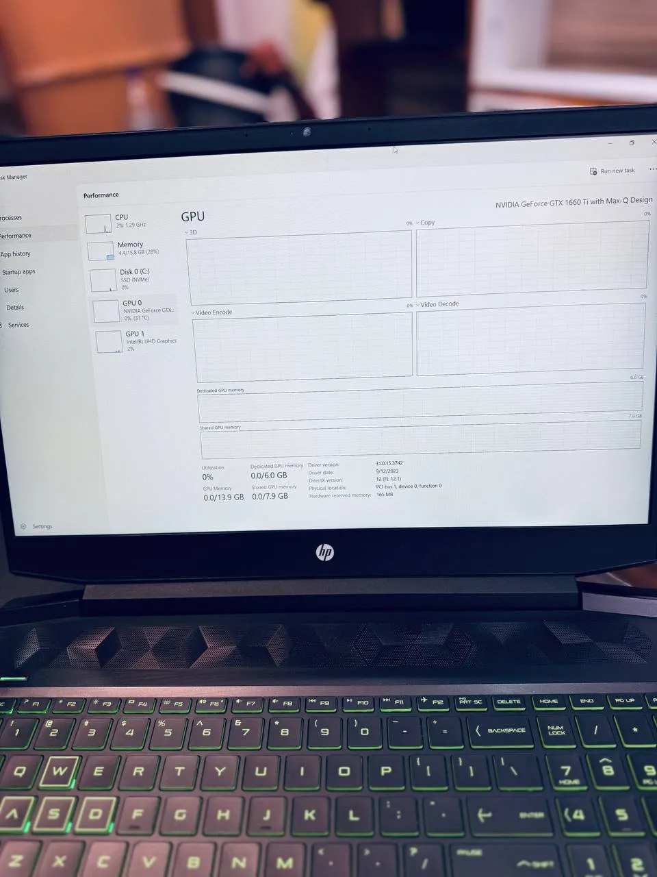 HP Pavilion Gaming i5 GTX 1660Ti Laptop – photo 5