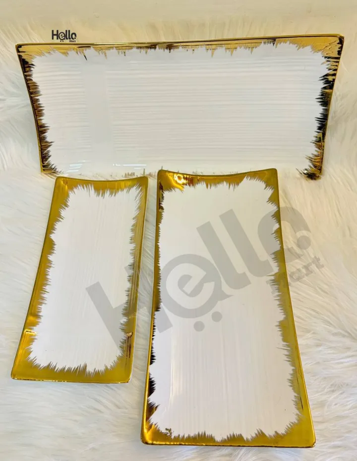 Ceramic Serving Trays Set of 3 – photo 4
