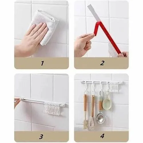 Sliding Kitchen Hook Rail Organizer – photo 3