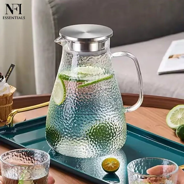 Juice and Water Glass Pitcher Jug – photo 4