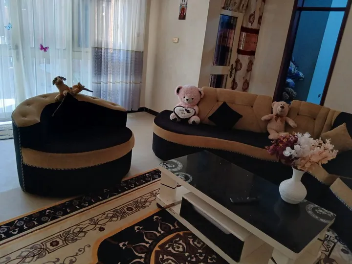 L-Shape Sofa with Table – photo 6