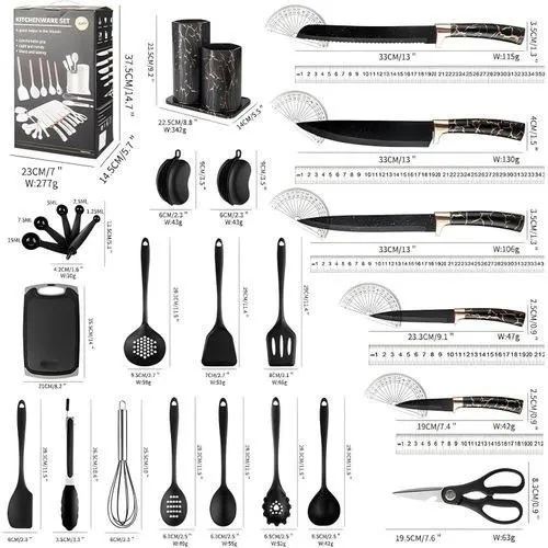 25pcs Silicone Kitchen Set – photo 3