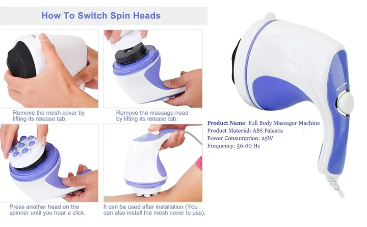 Relax And Spin Tone Body Massager – photo 3
