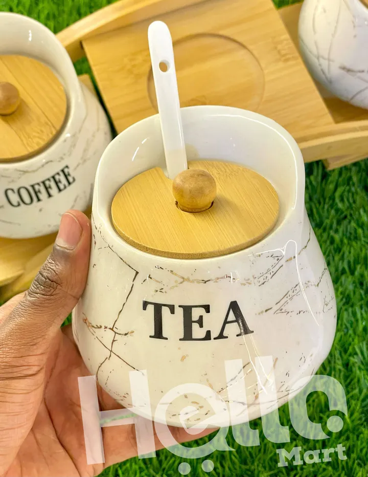 3-in-1 Ceramic Tea Coffee Sugar Set – photo 3