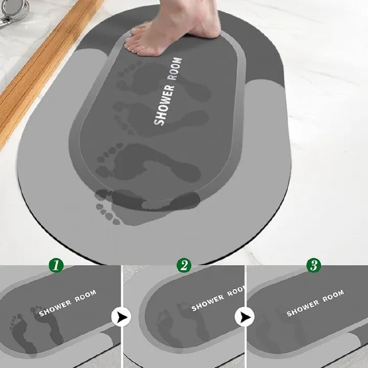 Non Slip Water Absorbent Bath Mat – photo 3