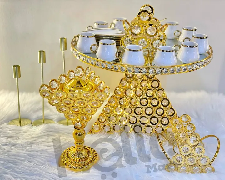 Large Coffee Tray Set with Accessories – photo 3
