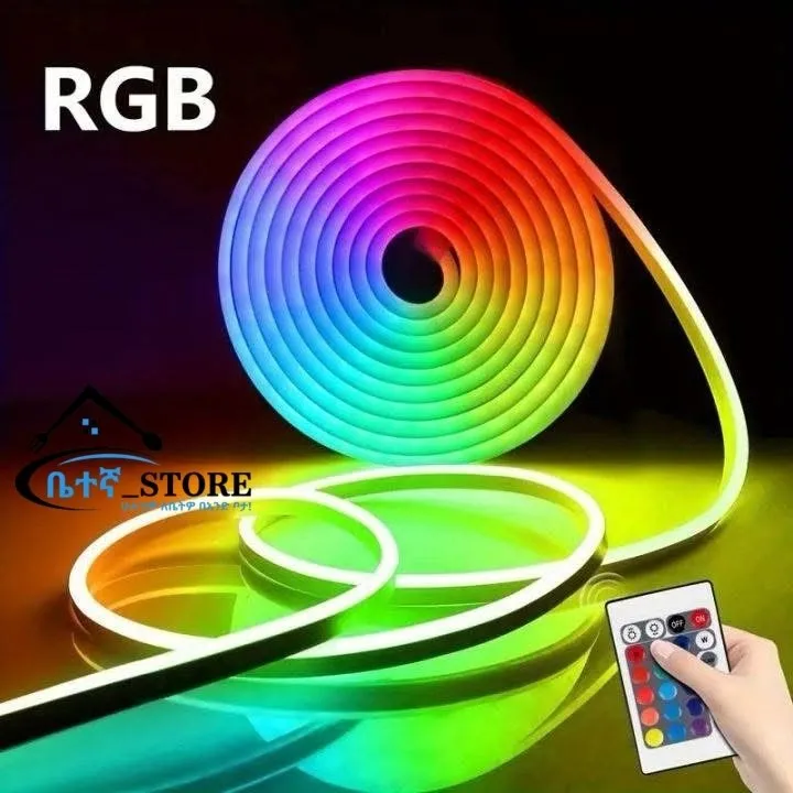 5 Meter RGB LED Neon Rope Light – photo 3