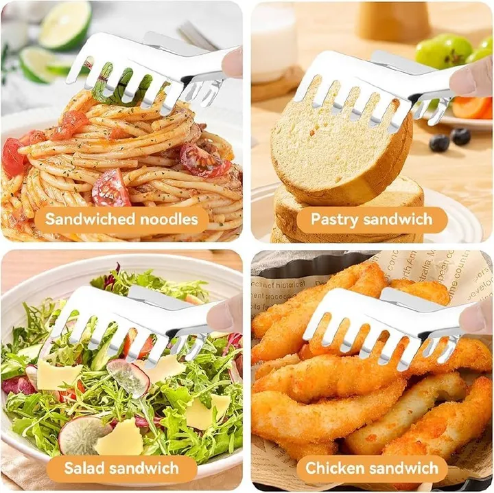Stainless Steel Food Serving Tongs – photo 10
