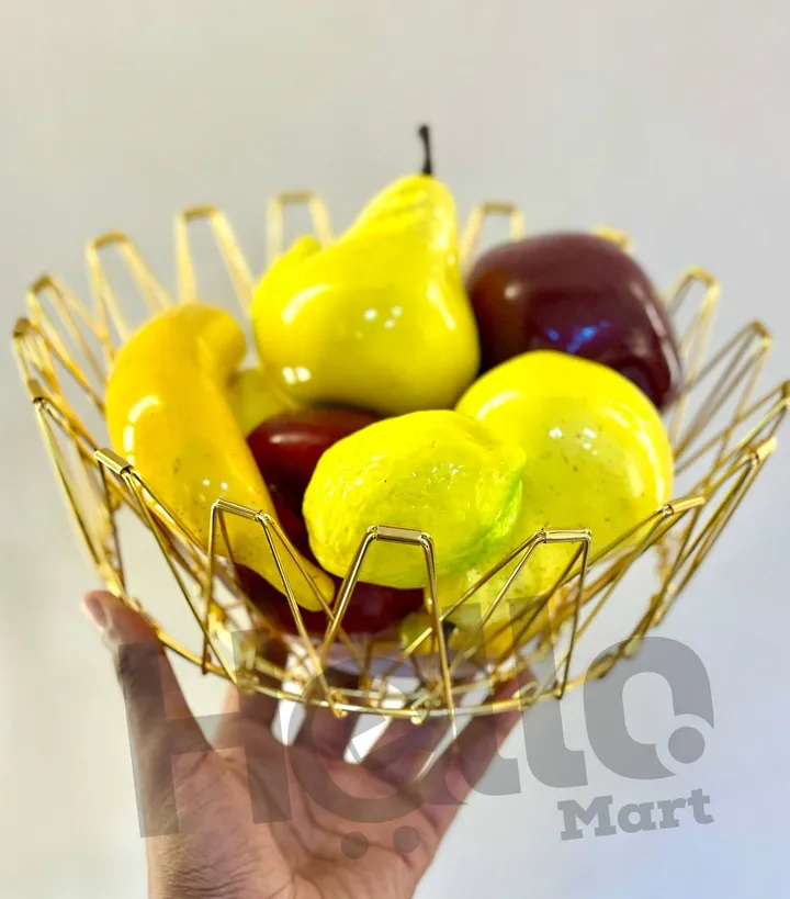 Decorative Metal Fruit Basket – photo 4