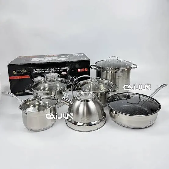 ZEPTER 12-Piece Stainless Steel Cookware Set – photo 6