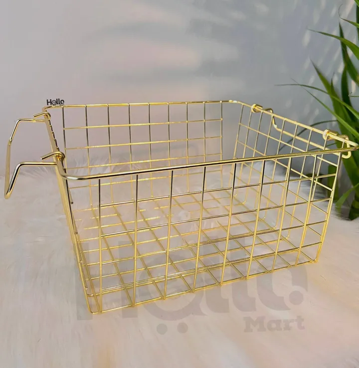 Gold Wire Fruit Holder Basket – photo 3