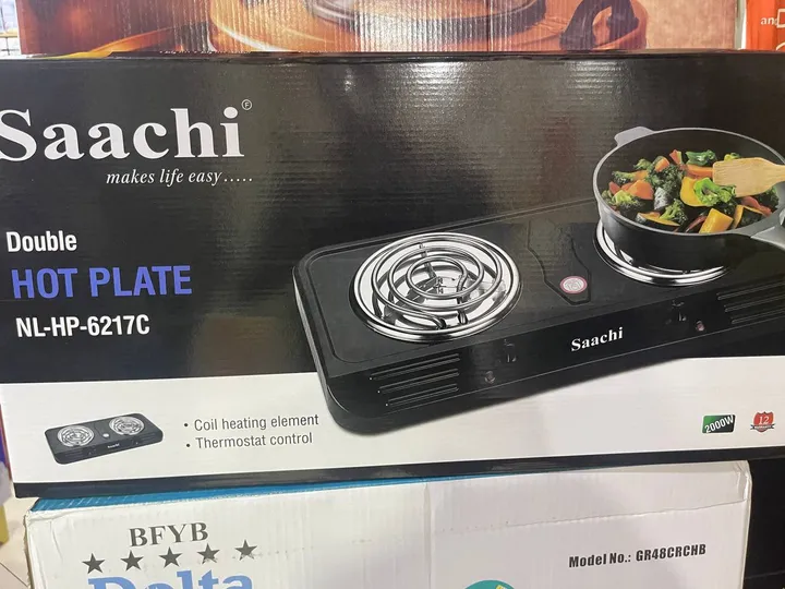 Saachi Double Hot Plate Electric Stove – photo 3