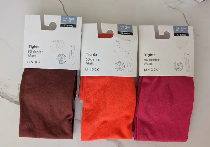 Lindex 50 Denier Matt Tights Size M – photo 7