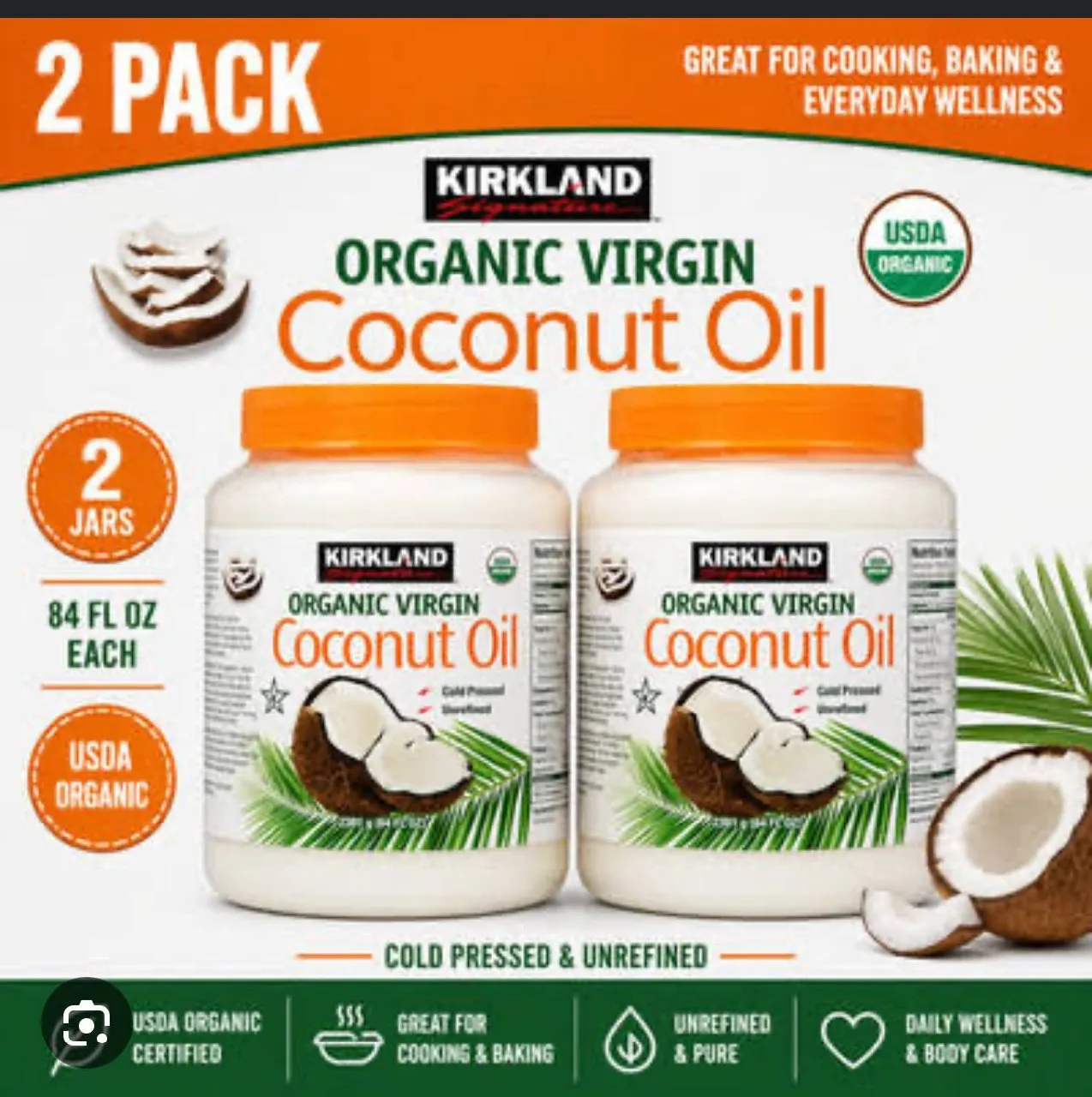 Kirkland Signature Organic Virgin Coconut Oil – photo 3