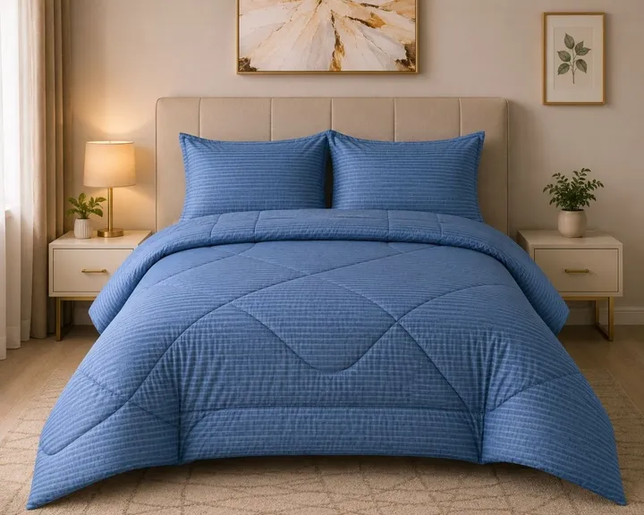 Cotton Double Face Comforter Set – photo 3