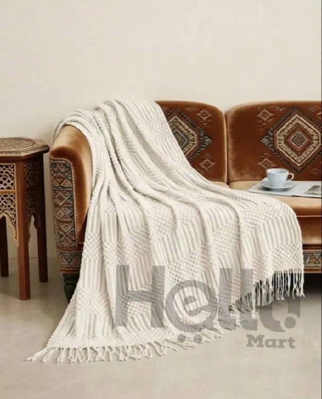 Soft Knitted Sofa Throw Blanket 127x172cm – photo 4