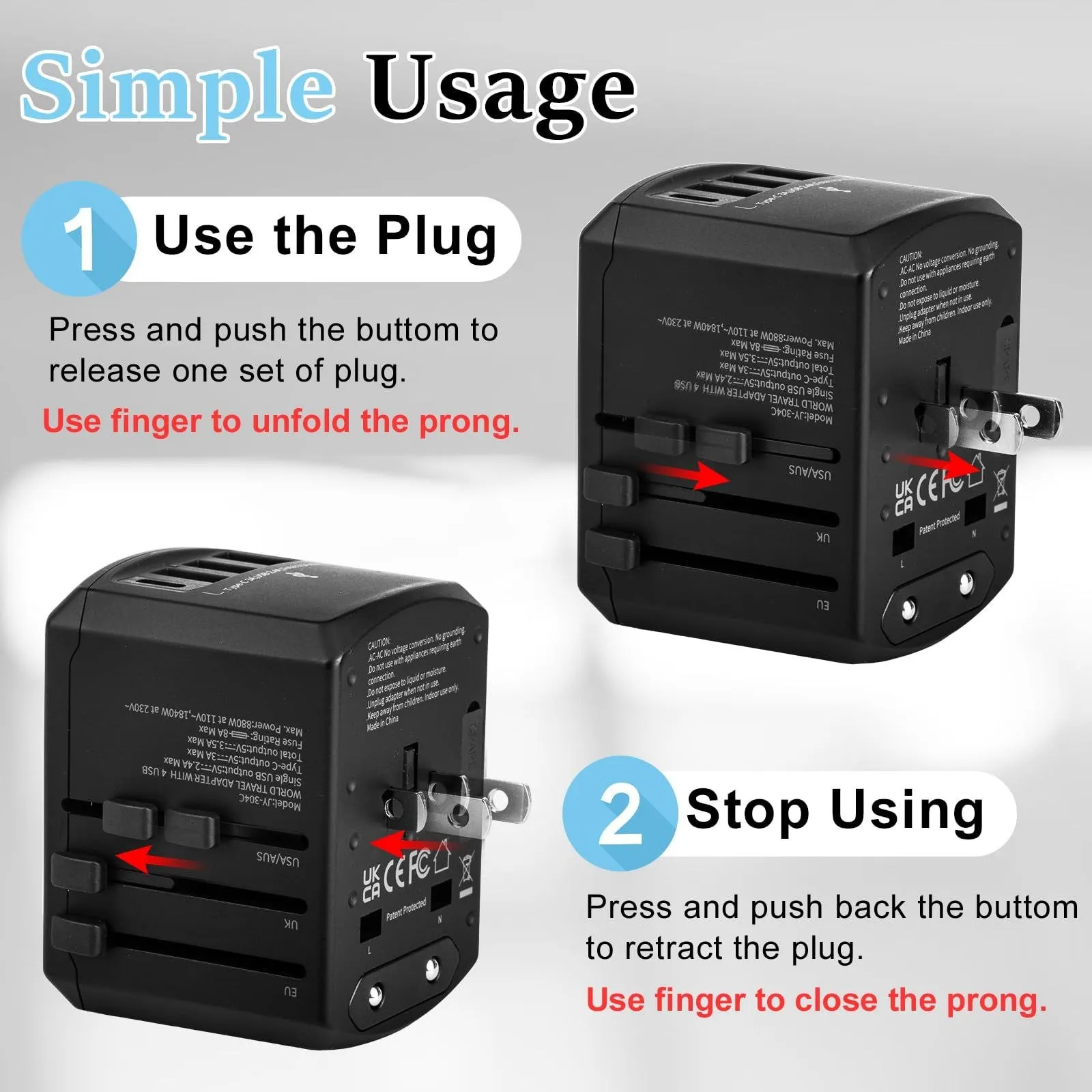 Volkano Worldwide Travel Adapter – photo 3
