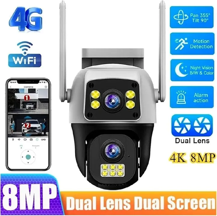 4G Dual Lens Smart CCTV Camera – photo 3