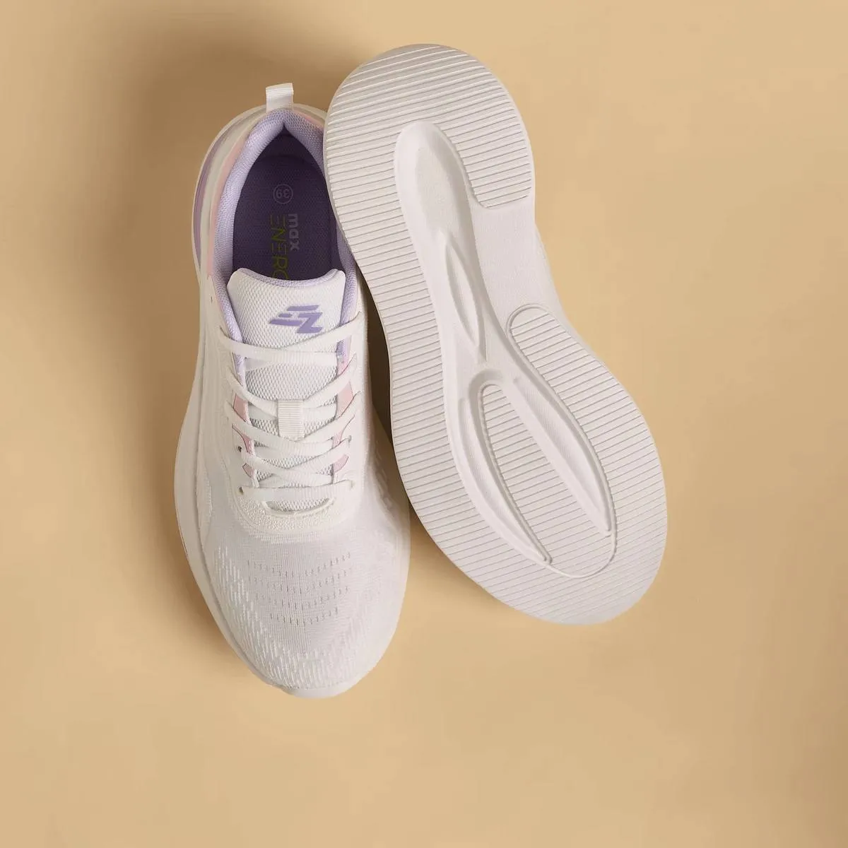 MAX Textured Lace Up Sports Shoes – photo 4