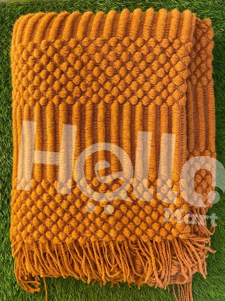 Soft Knitted Sofa Throw Blanket – photo 4
