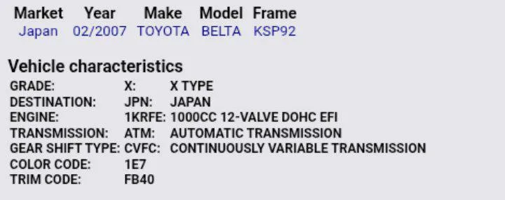 Toyota Belta 2007 Automatic – photo 3