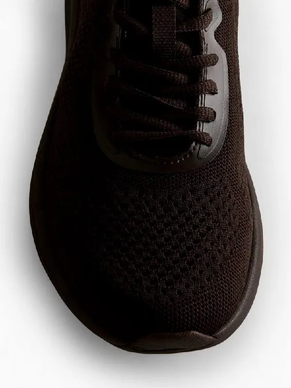 Primark Brown Knitted Lace-Up Trainers – photo 4