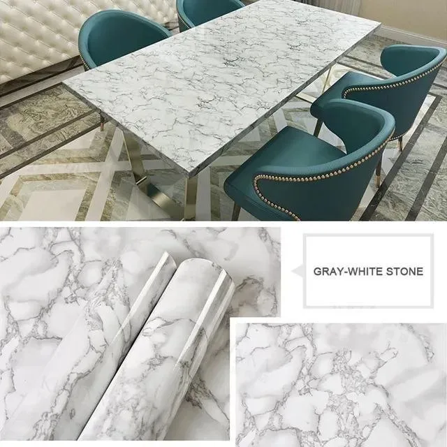 Marble Pattern Self Adhesive Wall Sticker – photo 3