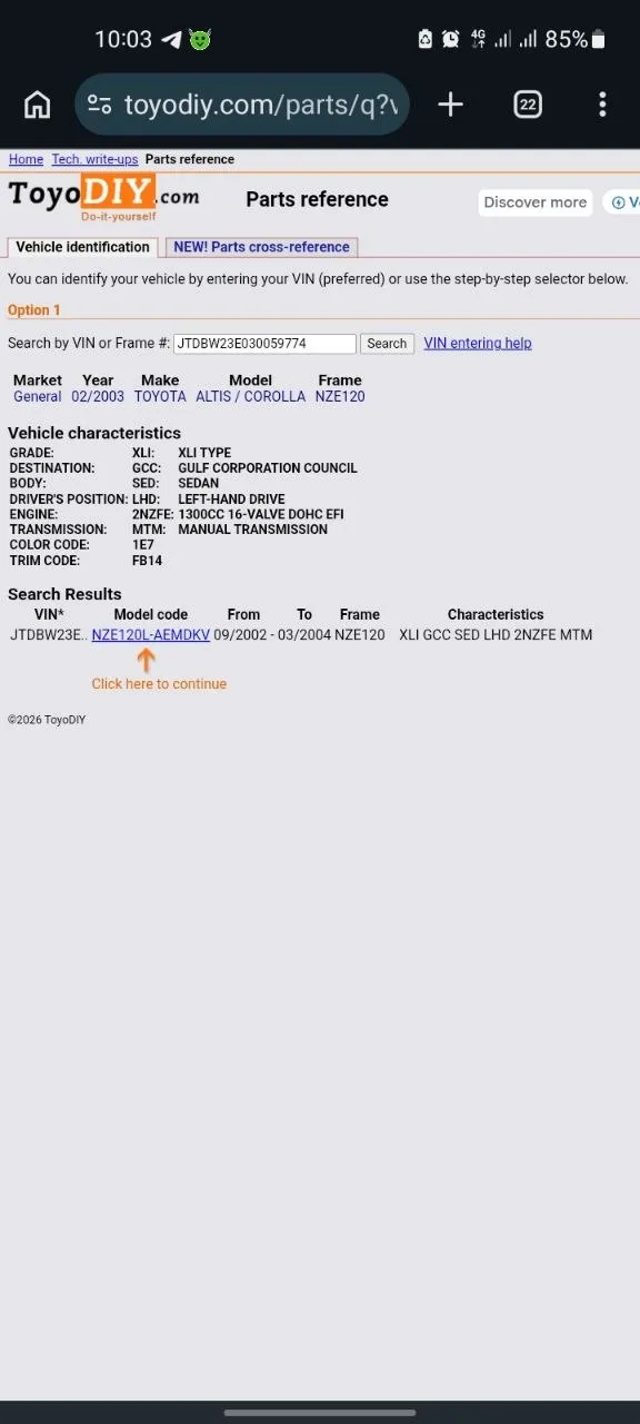 Toyota Corolla 2003 1.3L Manual – photo 7