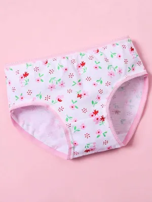 Colorful girls cotton underwear