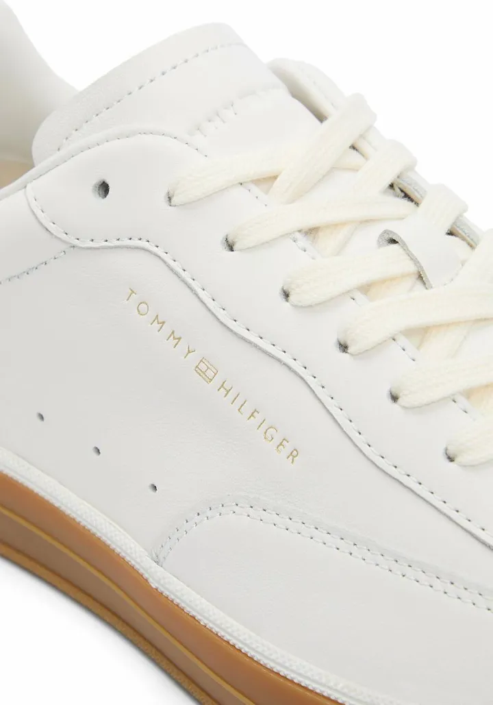 Tommy Hilfiger White Leather Sneakers – photo 6
