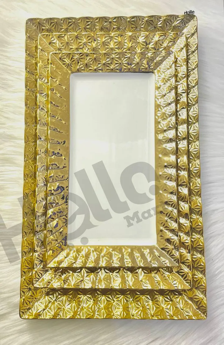 Set of 3 Ceramic Serving Trays – photo 3