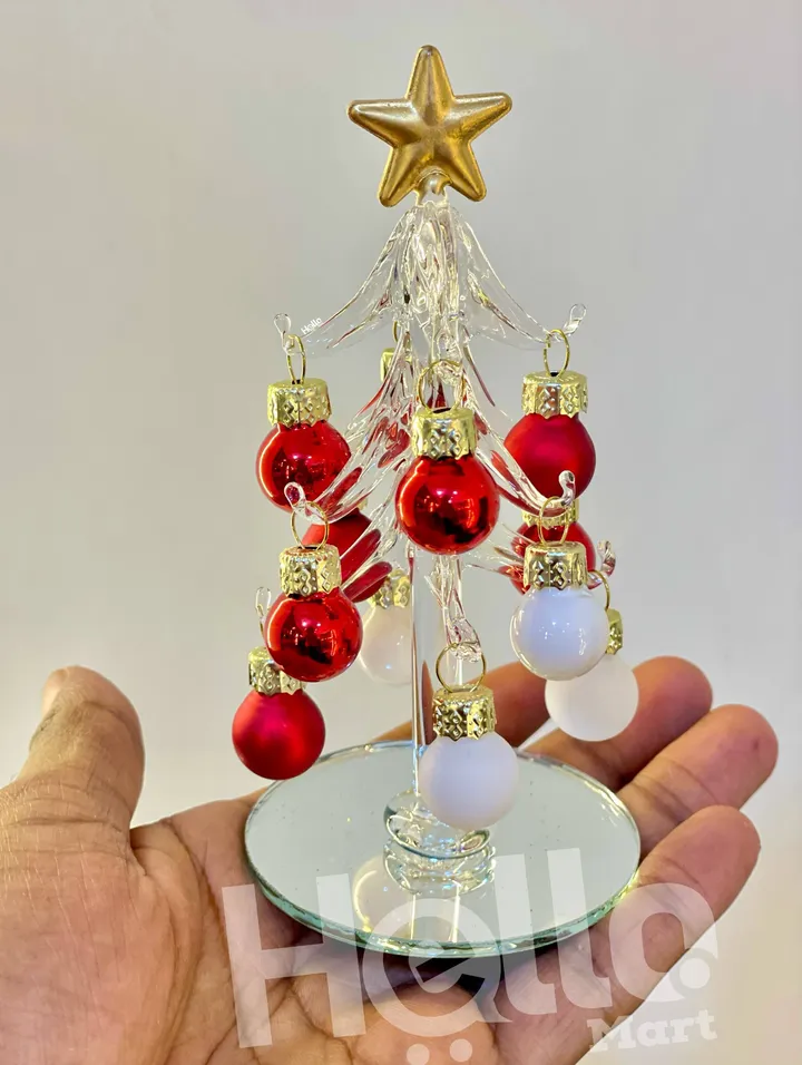 Small Glass Christmas Tree Decor – photo 3