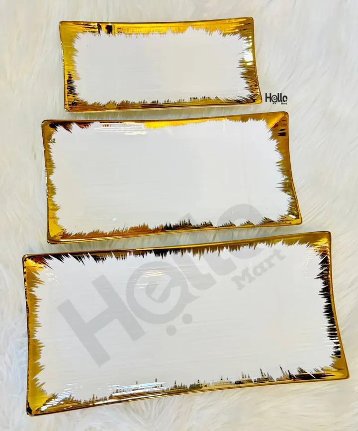 Ceramic Serving Trays Set of 3 – photo 3