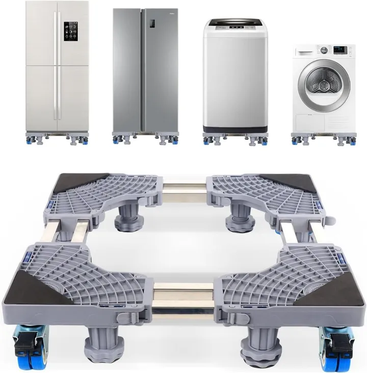Multifunctional Adjustable Fridge Washing Machine Stand – photo 3