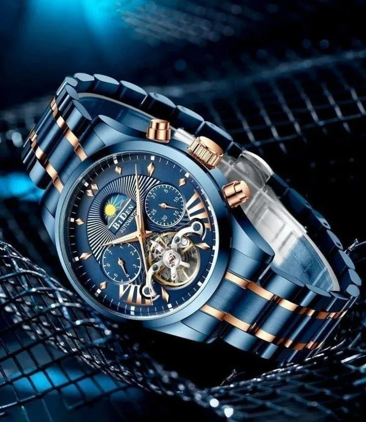 Biden Classic Blue Automatic Watch – photo 3