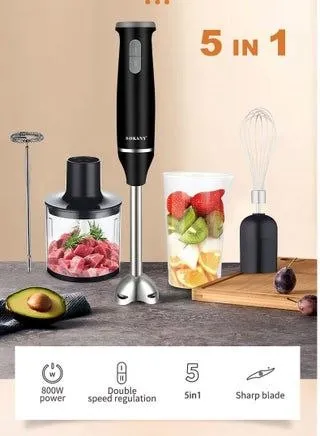 Sokany 5 in 1 Hand Blender – photo 3