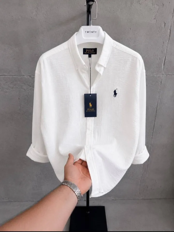 Polo Linen Men's Shirt – photo 3