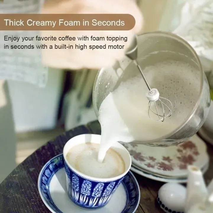Handheld Rechargeable Milk Frother Mixer – photo 5