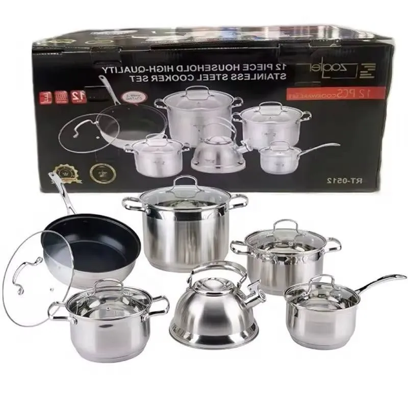 ZEPTER 12-Piece Stainless Steel Cookware Set – photo 4
