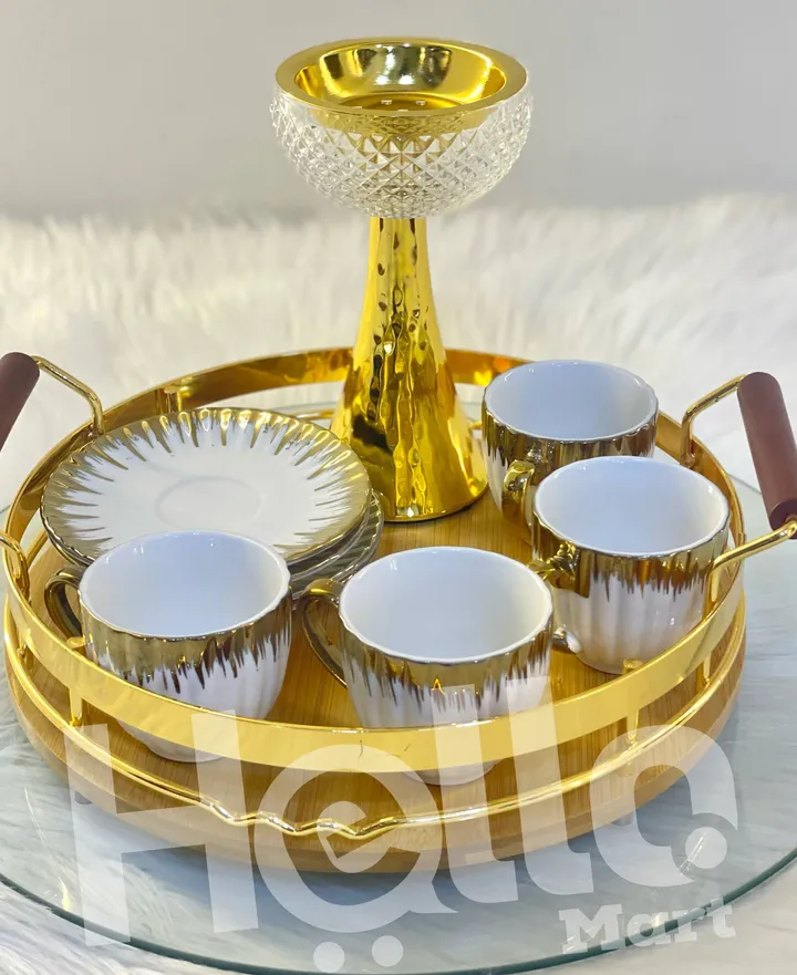 Gold Service Tray Set – photo 3