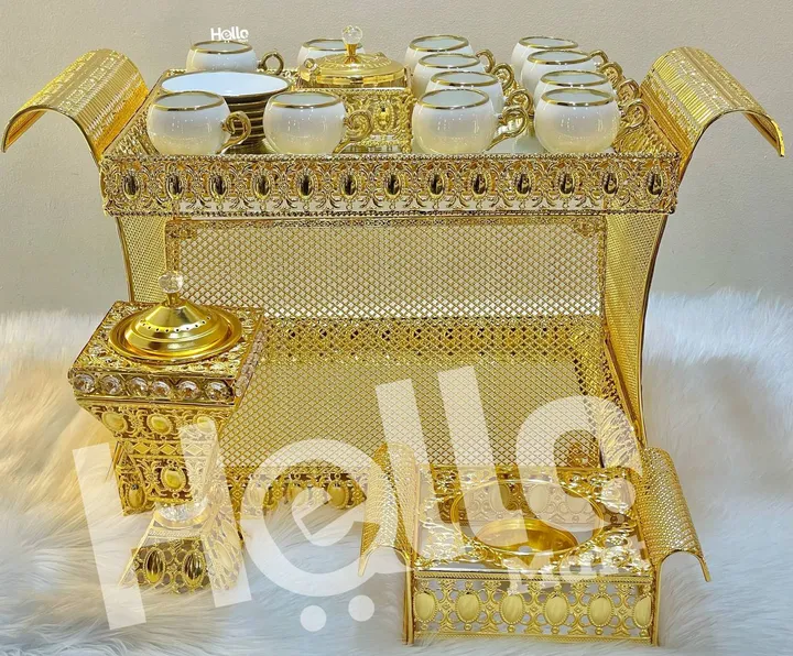 የቡና ረከቦት ከጀበና ማስቀመጫ ጋር – photo 3