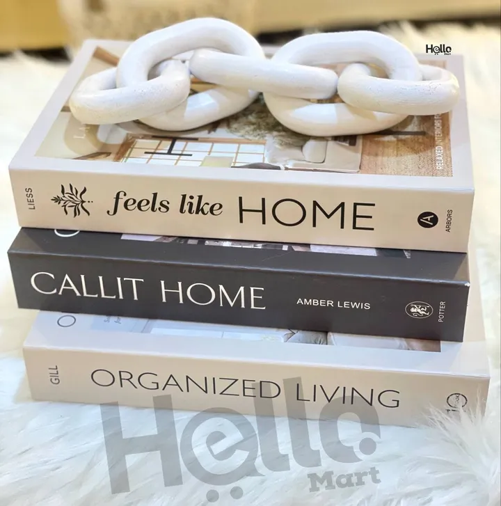 3 Pcs Decorative Home Books – photo 3