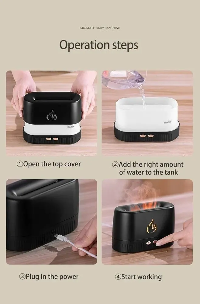 Flame Aroma Diffuser Humidifier – photo 4